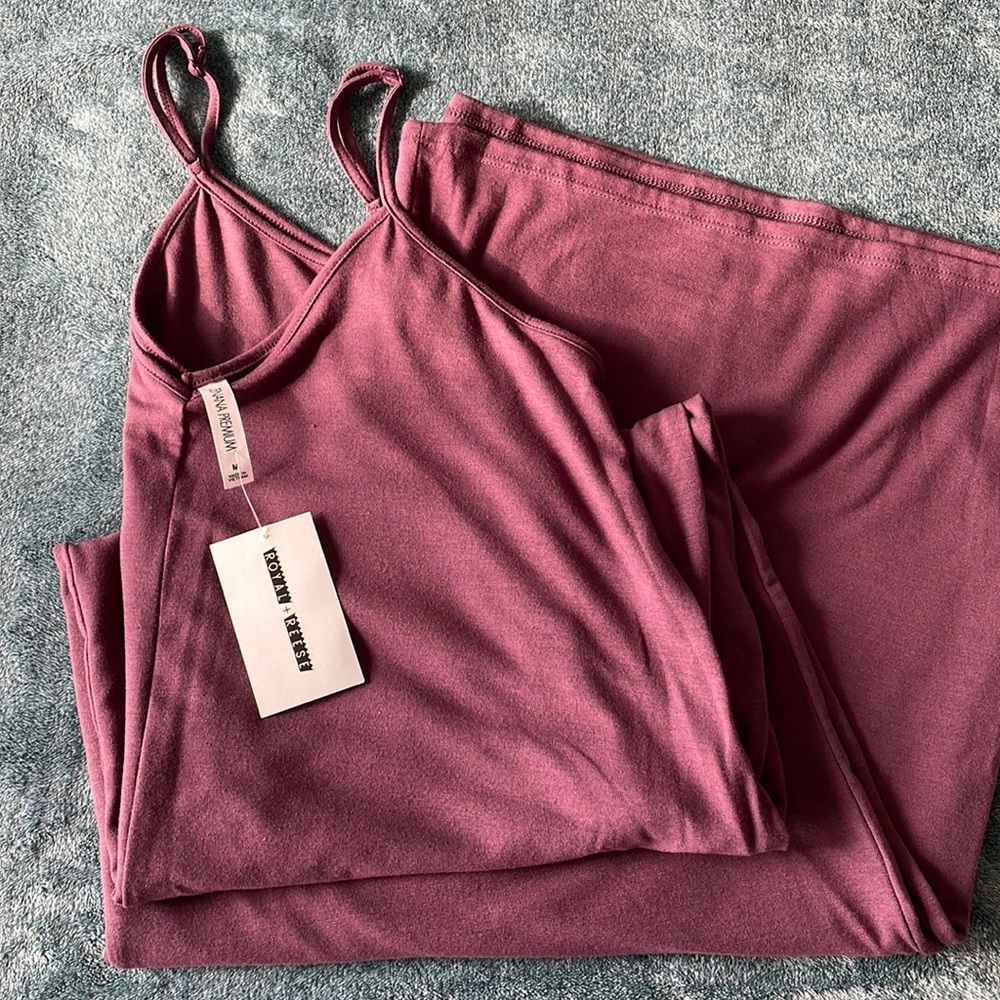 NWT Royal + Reese Harlyn Maxi Dress - Eggplant
